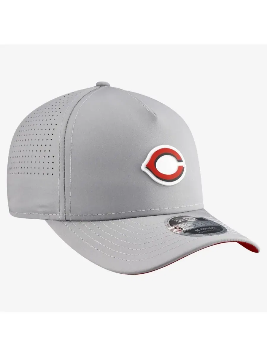 Кепка New Era 9FORTY M-Crown A-Frame с козырьком, Cincinnati Reds — изображение 3 из 5, серый