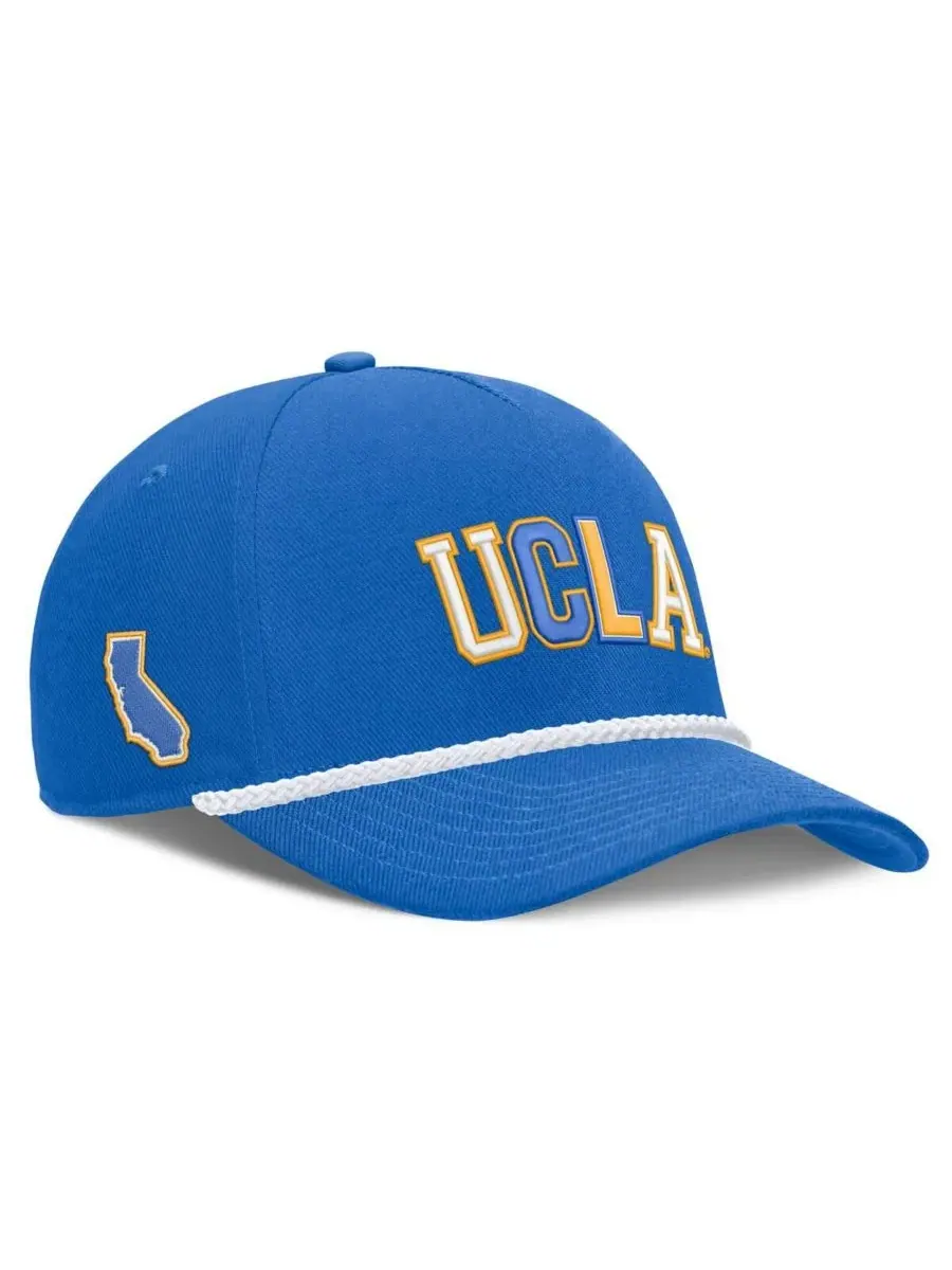 Кепка Nike с вышивкой UCLA Bruins, модель Basketball Rise Rope Adjustable Hat