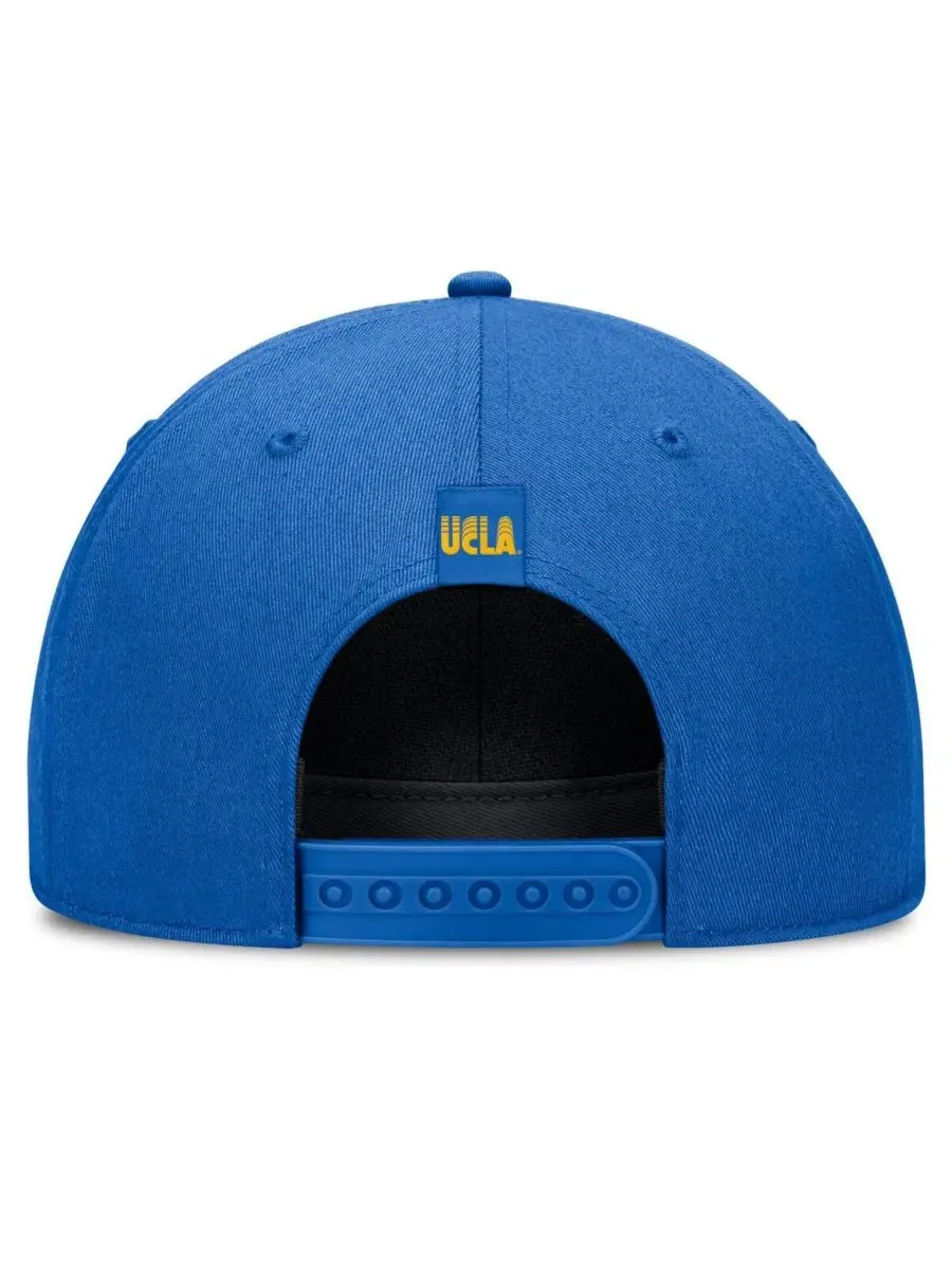 Кепка Nike с вышивкой UCLA Bruins, модель Basketball Rise Rope Adjustable Hat — изображение 4 из 4, синий
