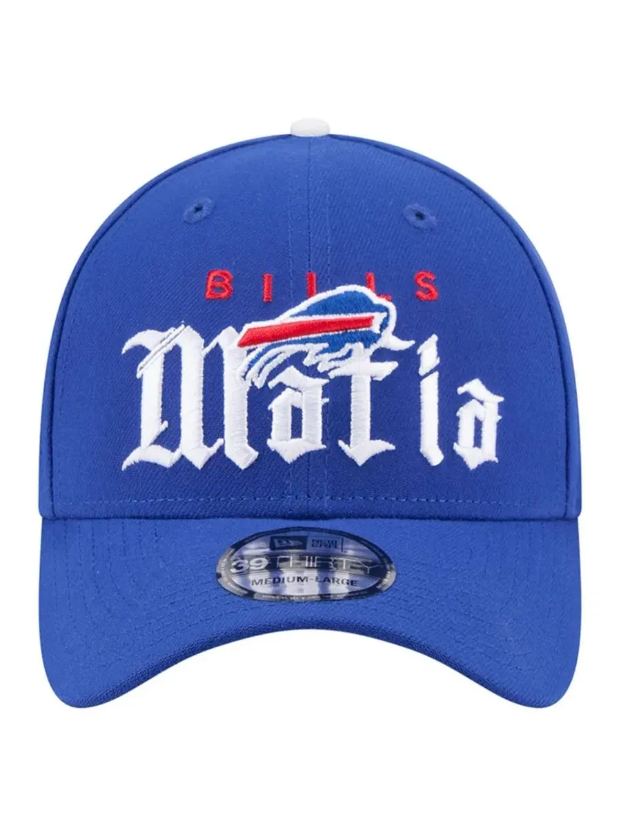 Кепка 39THIRTY с вышивкой Bills Mafia New Era — изображение 2 из 5, королевский