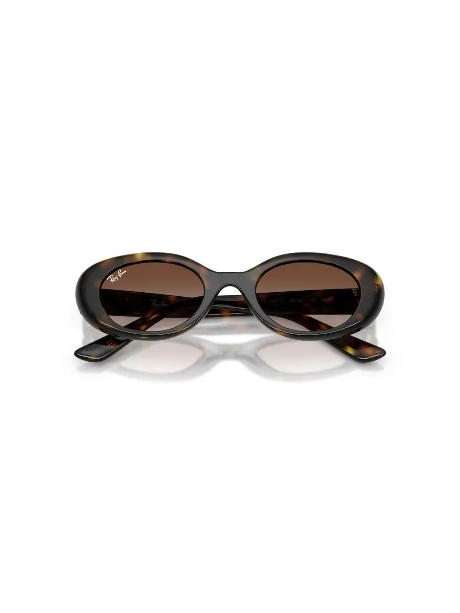 Детские солнцезащитные очки овальной формы, RB9141S Ray-Ban Jr — изображение 5 из 7, коричневый