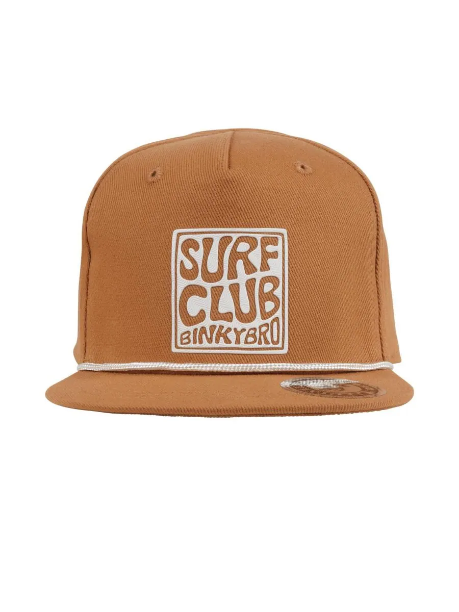 Бейсболка Boys Surf Club Snapback BinkyBro — изображение 2 из 2, коричневый