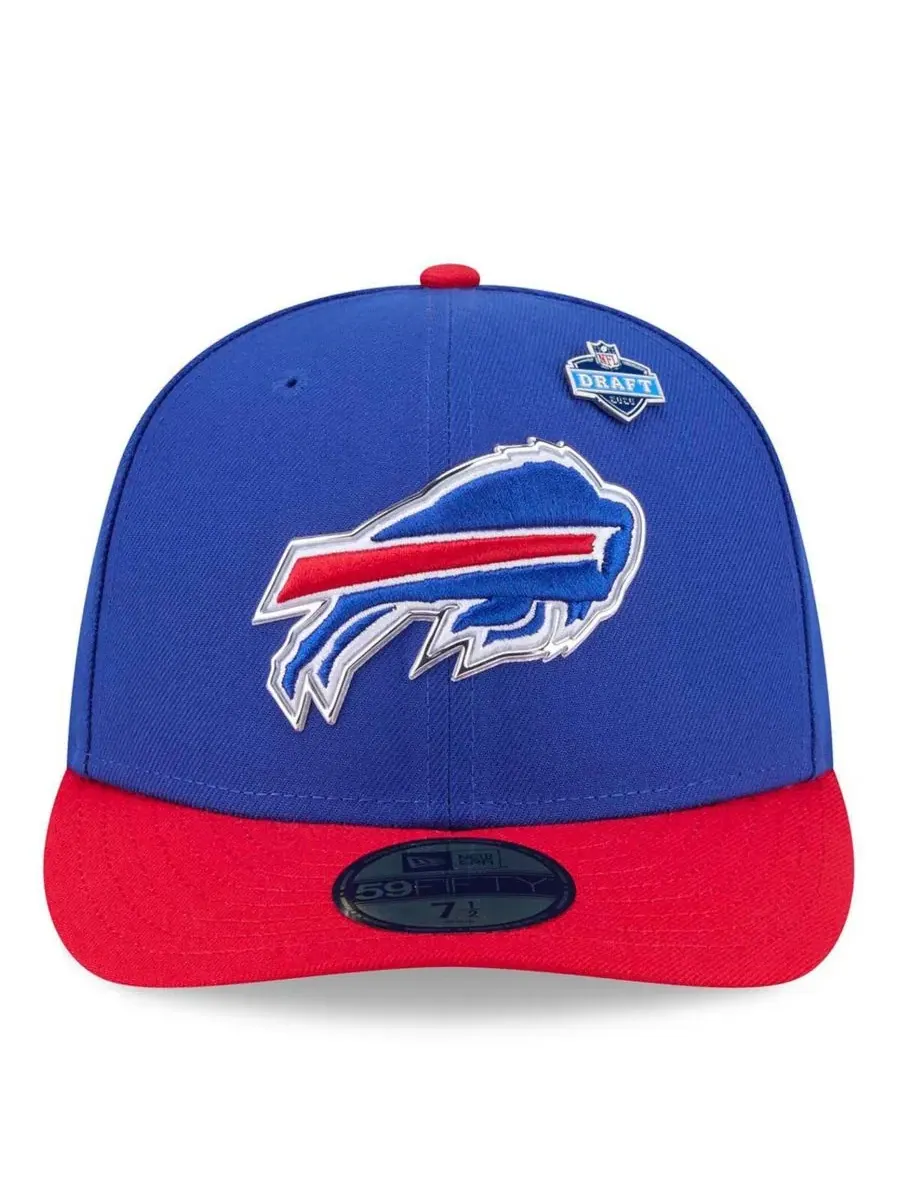 Бейсболка с козырьком Buffalo Bills 2026 NFL Draft New Era — изображение 2 из 5, красный