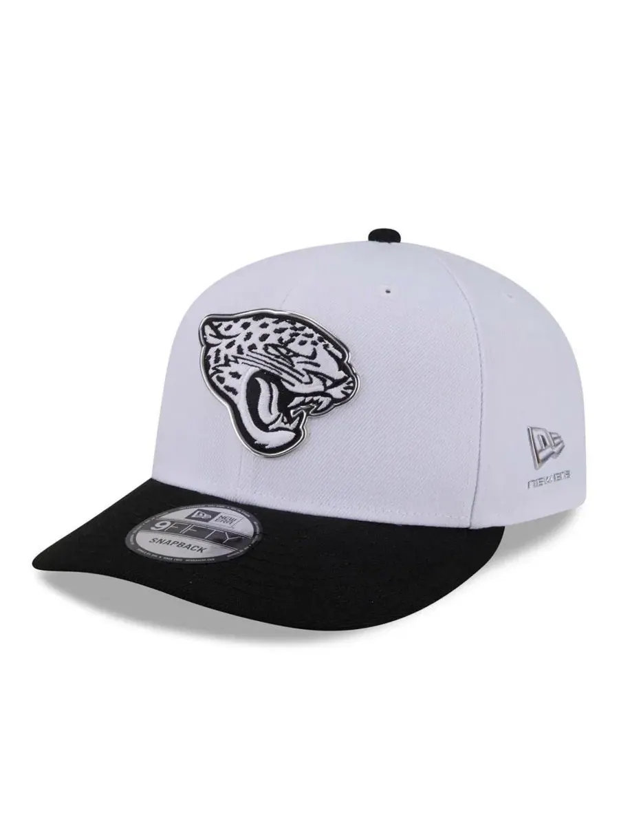 Кепка-снапбек с принтом логотипа Jacksonville Jaguars, модель 2026 NFL Draft Pre-Curved 9FIFTY New