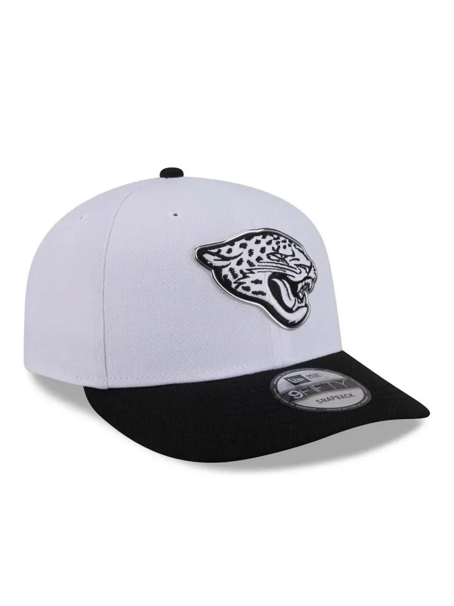 Кепка-снапбек с принтом логотипа Jacksonville Jaguars, модель 2026 NFL Draft Pre-Curved 9FIFTY New — изображение 4 из 5