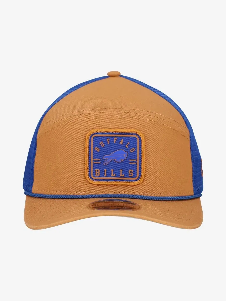 Кепка-тракер с козырьком Team Patch Split Panel 9SEVENTY New Era — изображение 2 из 4, коричневый