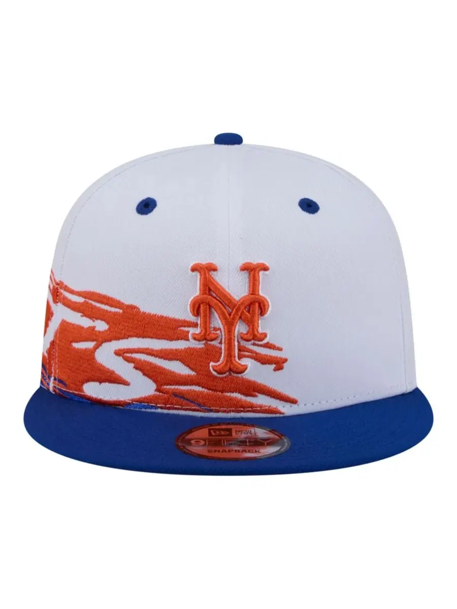Бейсболка New Era 9FIFTY с высокой тульей, с вышитым логотипом — изображение 4 из 5, белый