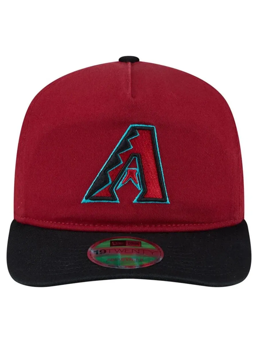 Кепка New Era 19TWENTY с вышитым логотипом Arizona Diamondbacks — изображение 2 из 5, красный