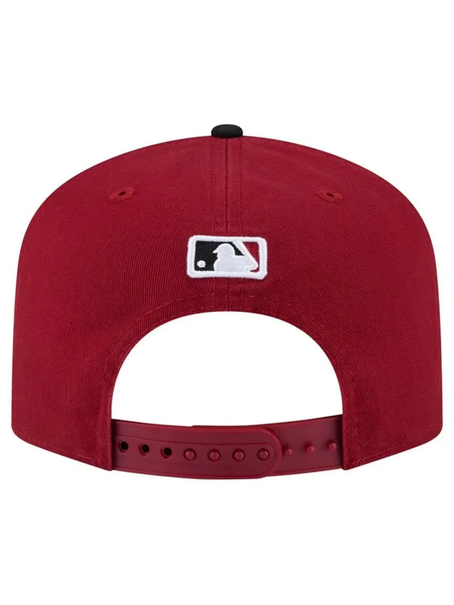 Кепка New Era 19TWENTY с вышитым логотипом Arizona Diamondbacks — изображение 4 из 5, красный