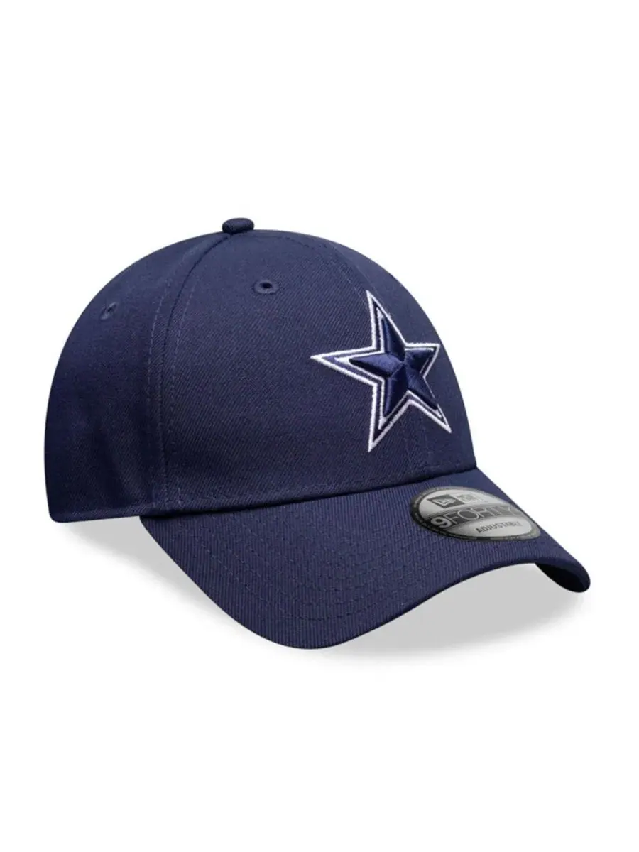 Кепка 9FORTY с вышитым логотипом Dallas Cowboys New Era — изображение 3 из 4, темно-синий