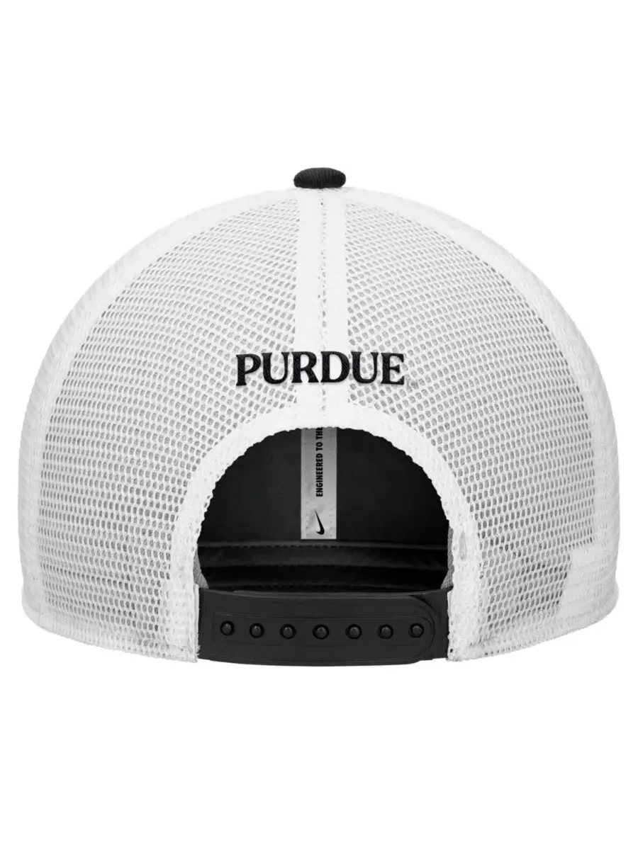 Бейсболка Nike Rise Trucker Dri-FIT с вышивкой Purdue Boilermakers — изображение 3 из 3, черный