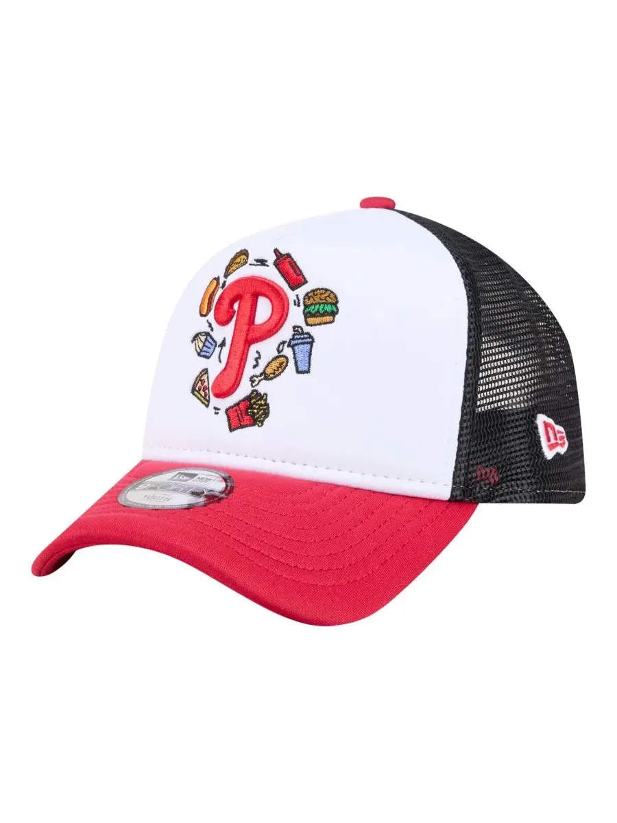 Кепка-тракер с сеткой New Era Philadelphia Phillies Food A-Frame 9FORTY
