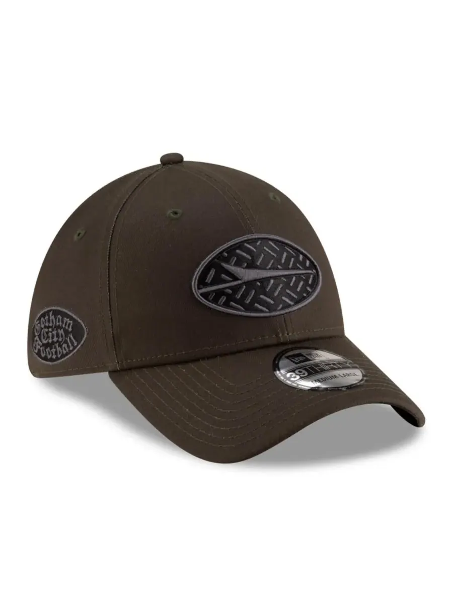 New Era Мужская темно-зеленая кепка New York Jets 2025 NFL Rivalries Sideline 39THIRTY Flex Hat