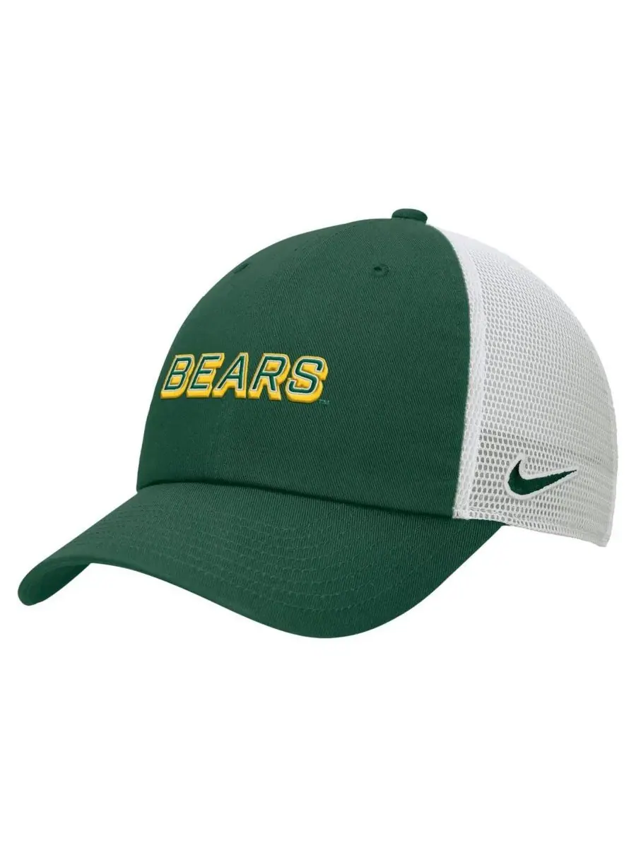 Nike Мужская зеленая регулируемая бейсболка Baylor Bears On-Field Club