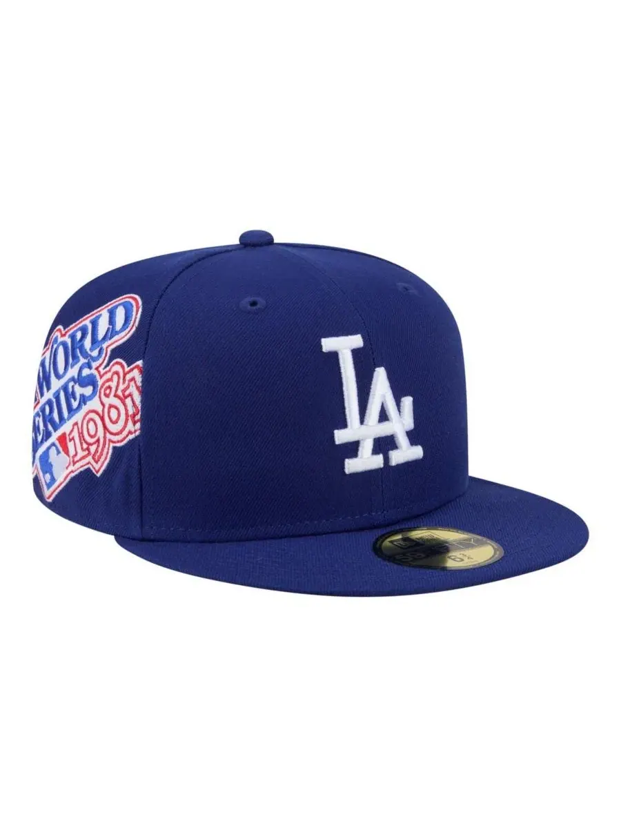Мужская бейсболка Royal Los Angeles Dodgers Hidden Hit 59FIFTY Fitted Hat New Era