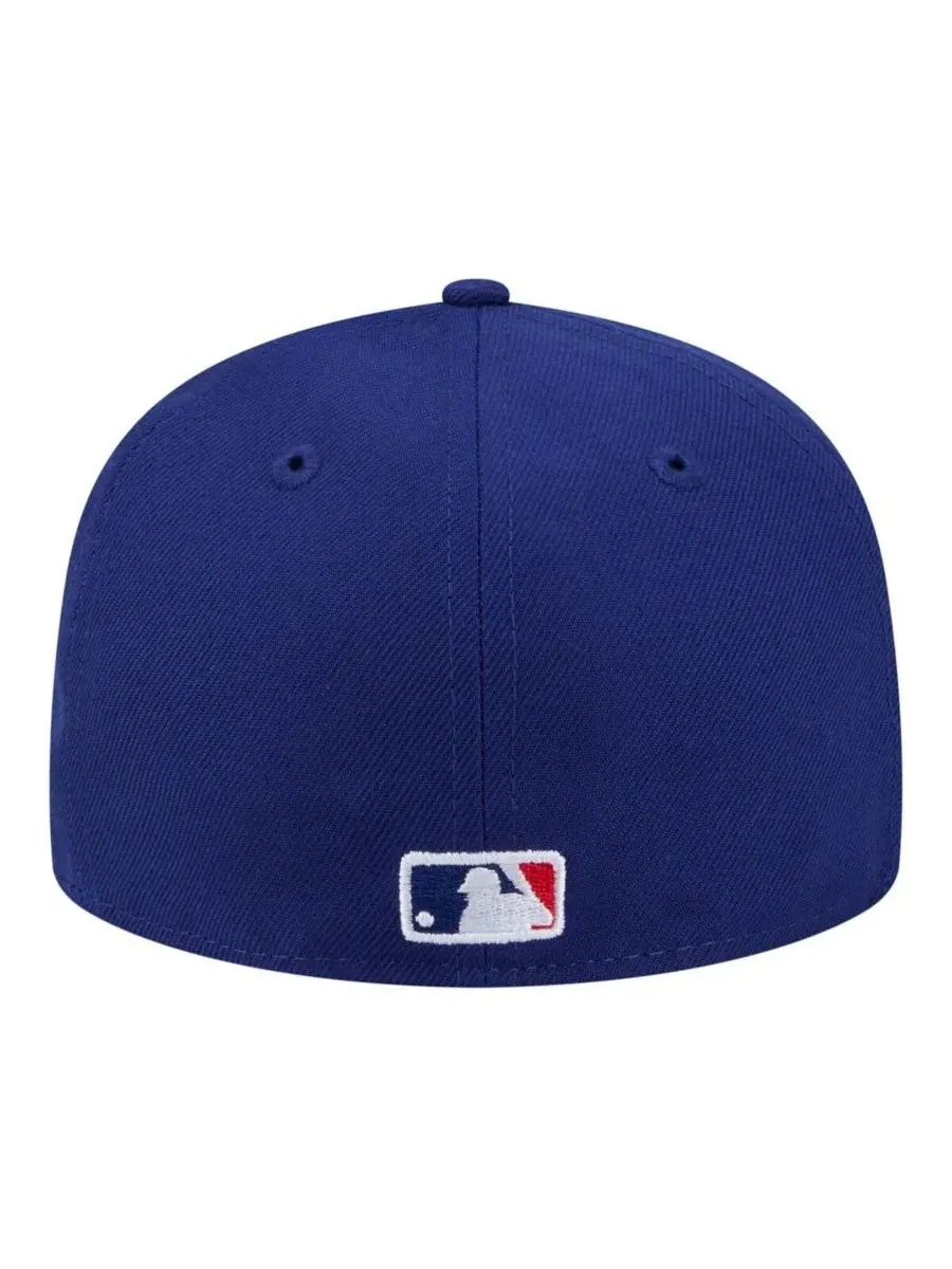 Мужская бейсболка Royal Los Angeles Dodgers Hidden Hit 59FIFTY Fitted Hat New Era — изображение 4 из 5, королевский