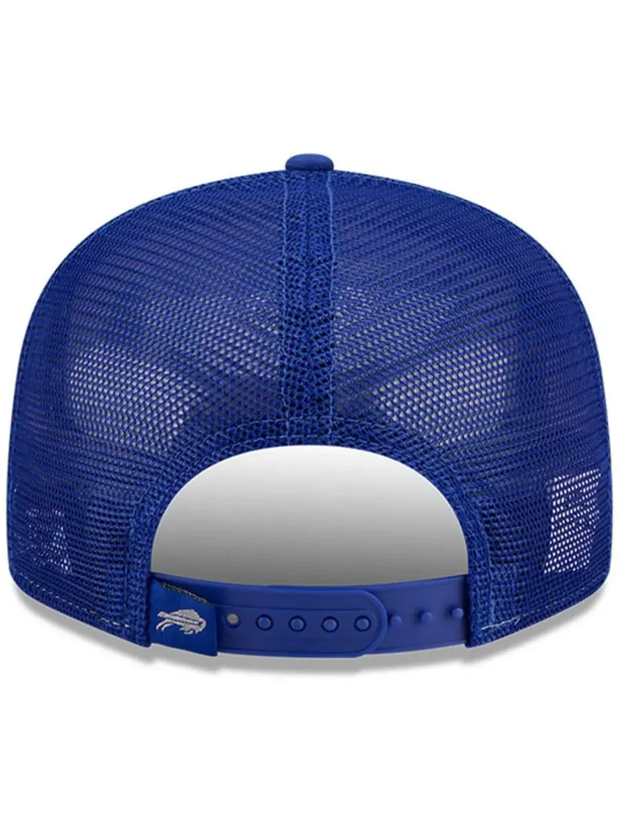 New Era Мужская кепка-снепбек 9FIFTY белого/королевского цвета из коллекции Buffalo Bills 2025 — изображение 3 из 5, белый