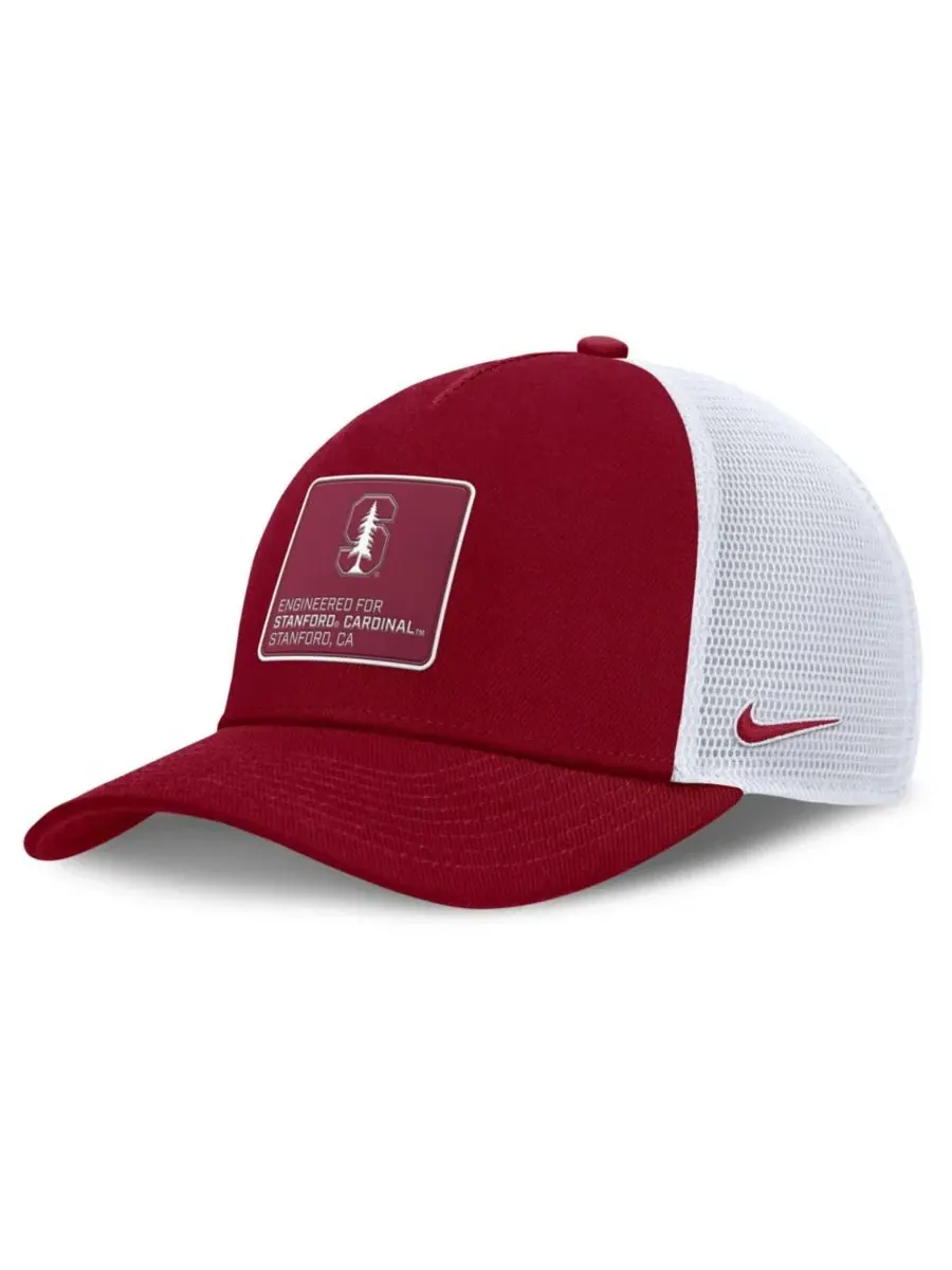 Кепка-тракер с высокой посадкой Stanford Cardinal 2025 On-Field Rise Engineered Trucker Nike