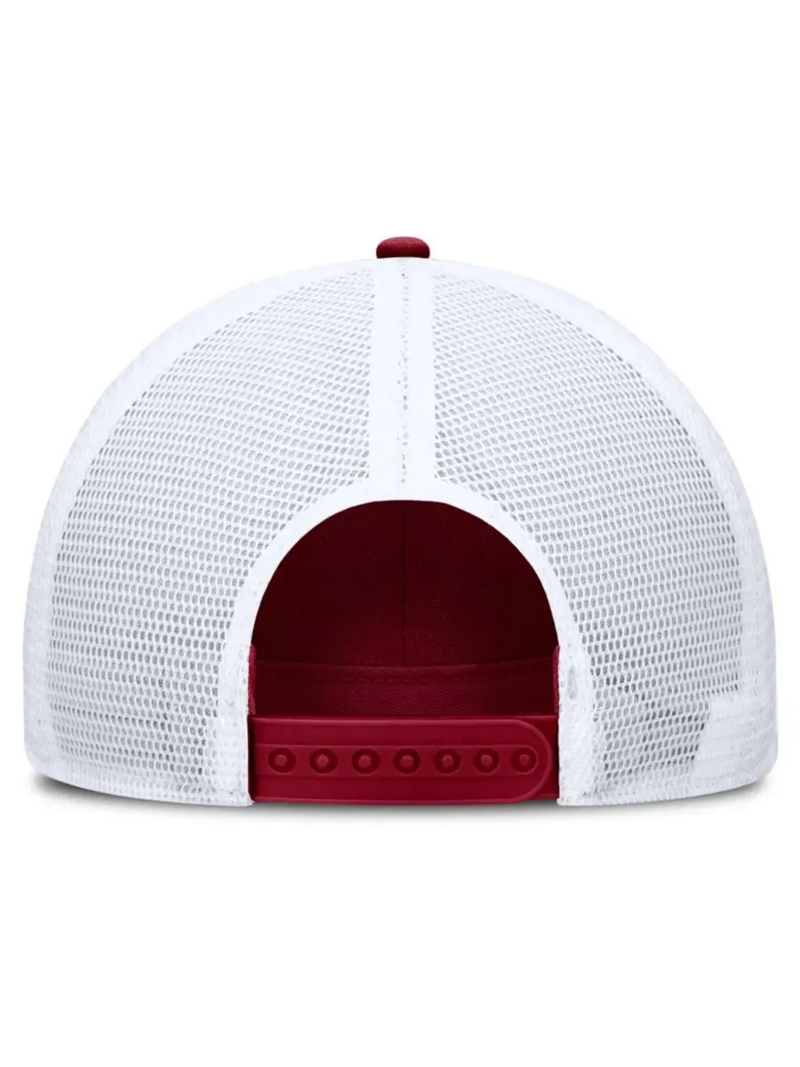 Кепка-тракер с высокой посадкой Stanford Cardinal 2025 On-Field Rise Engineered Trucker Nike — изображение 4 из 4, белый