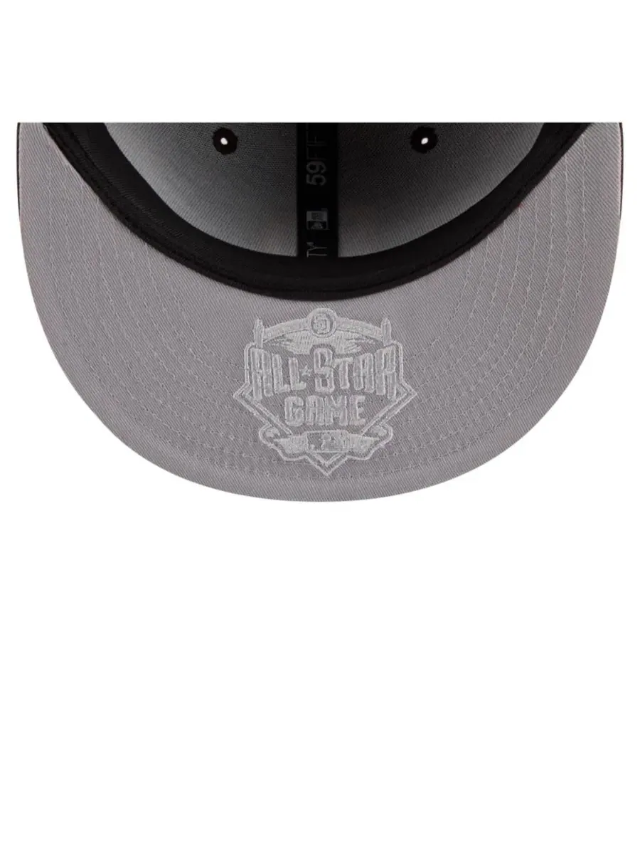 Кепка с вышивкой San Diego Padres Hidden Hit 59FIFTY New Era — изображение 5 из 5, коричневый