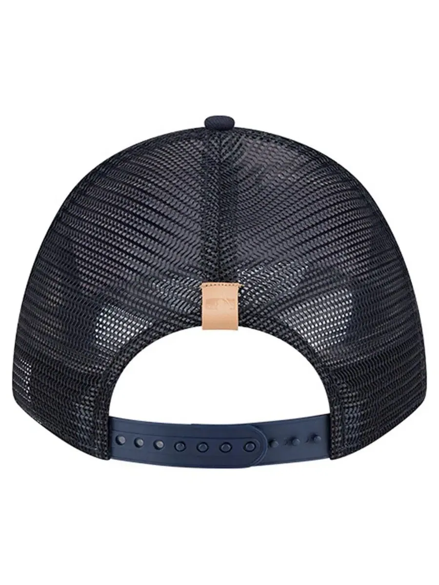 Кепка-тракер с принтом Text A-Frame Trucker 9FORTY New Era — изображение 4 из 4, темно-синий