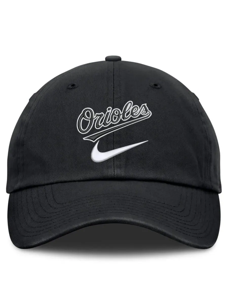 Кепка с козырьком Nike Baltimore Orioles Primetime Club — изображение 2 из 4, черный