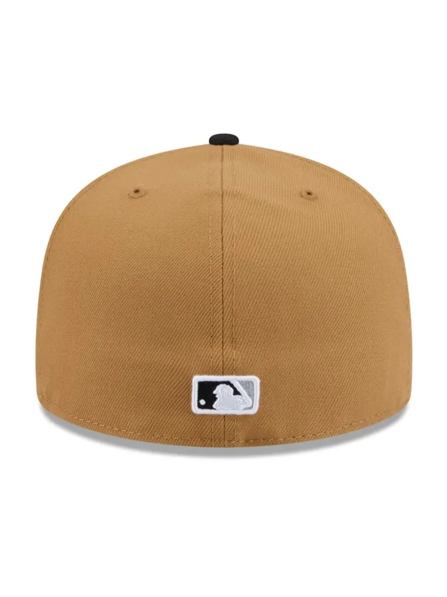 Кепка New Era с вышивкой и стикерами — изображение 5 из 5, бежевый
