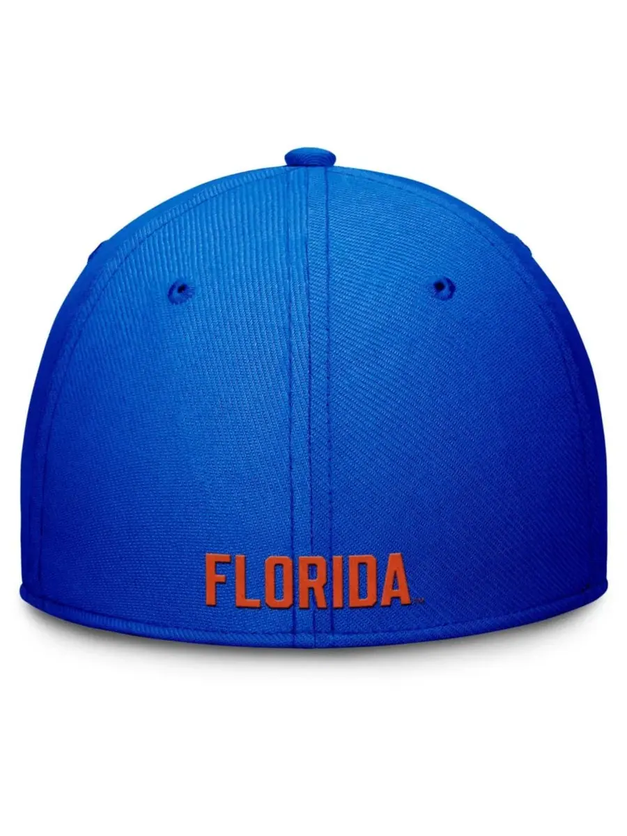 Кепка с вышивкой команды, модель Rise Swoosh Dri-FIT Flex Jordan — изображение 4 из 4, королевский
