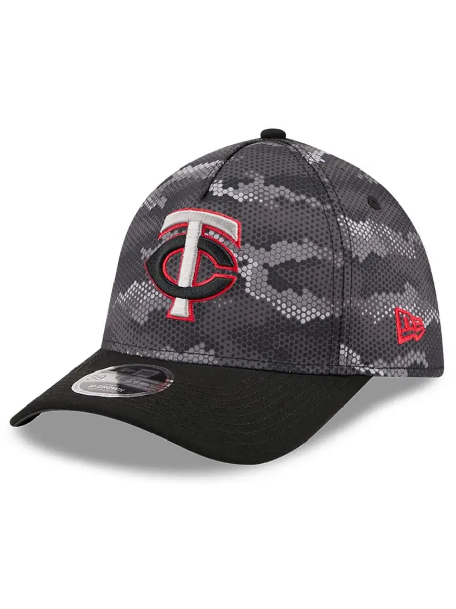 Кепка с цифровым камуфляжем Minnesota Twins 39THIRTY A-Frame Flex Hat New Era