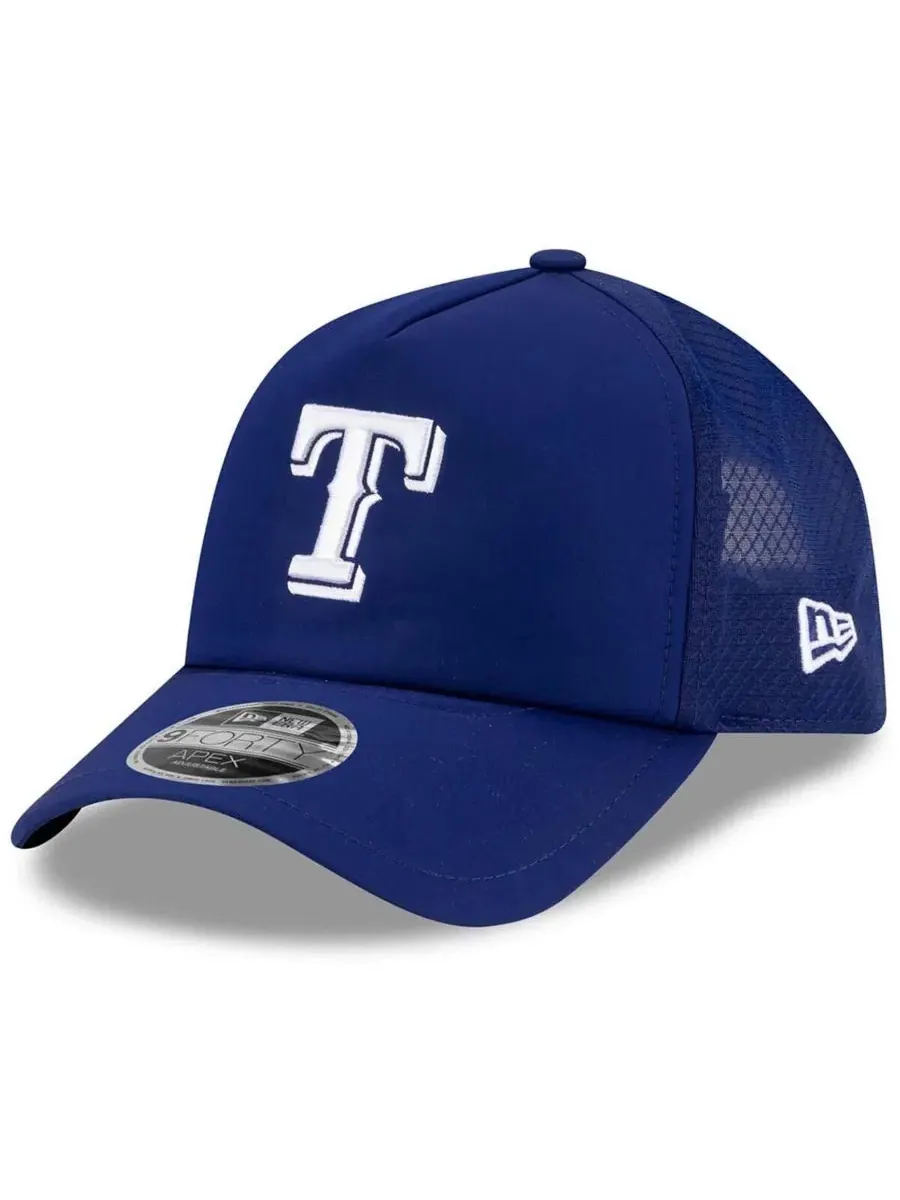 Кепка-тракер с вышитым логотипом Texas Rangers New Era