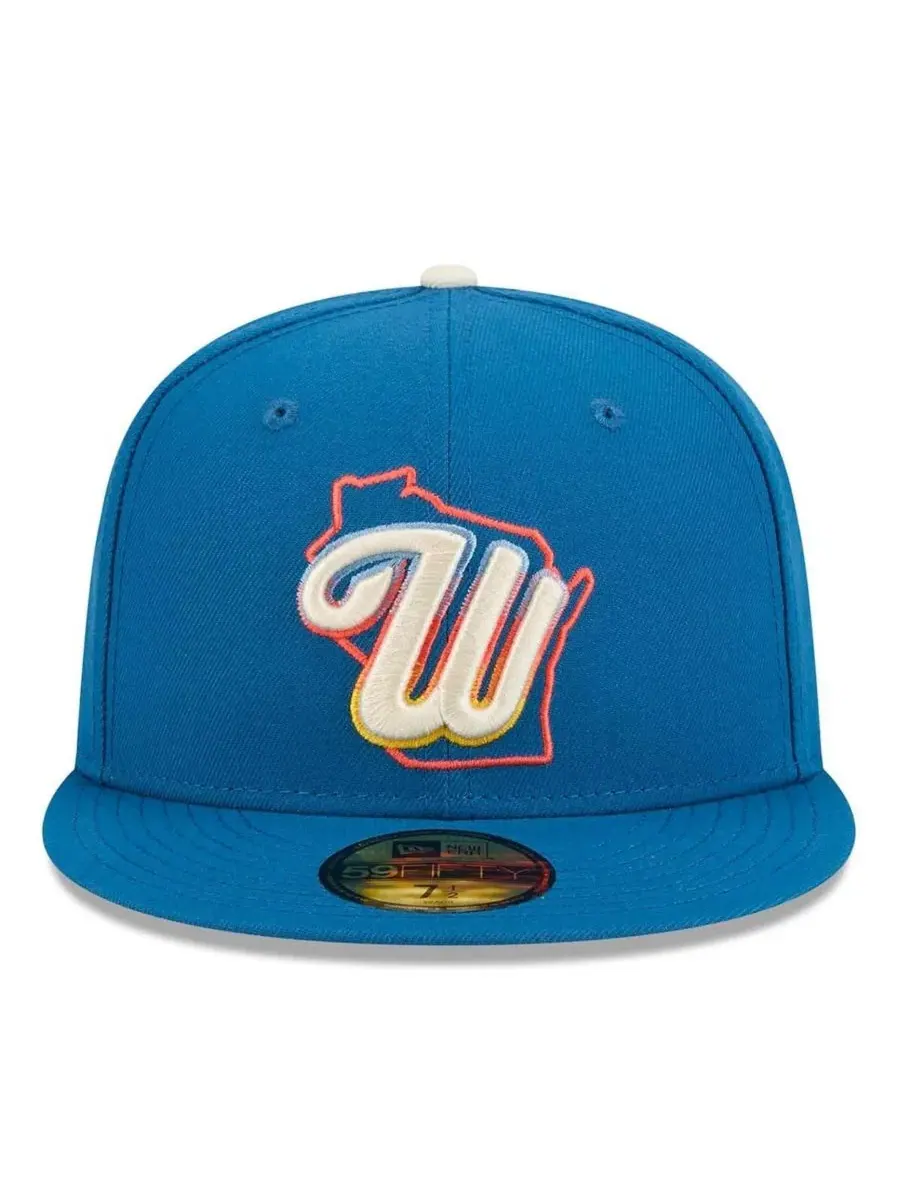 Кепка New Era Black Milwaukee Brewers 2026 City Connect 59FIFTY — изображение 2 из 5, черный