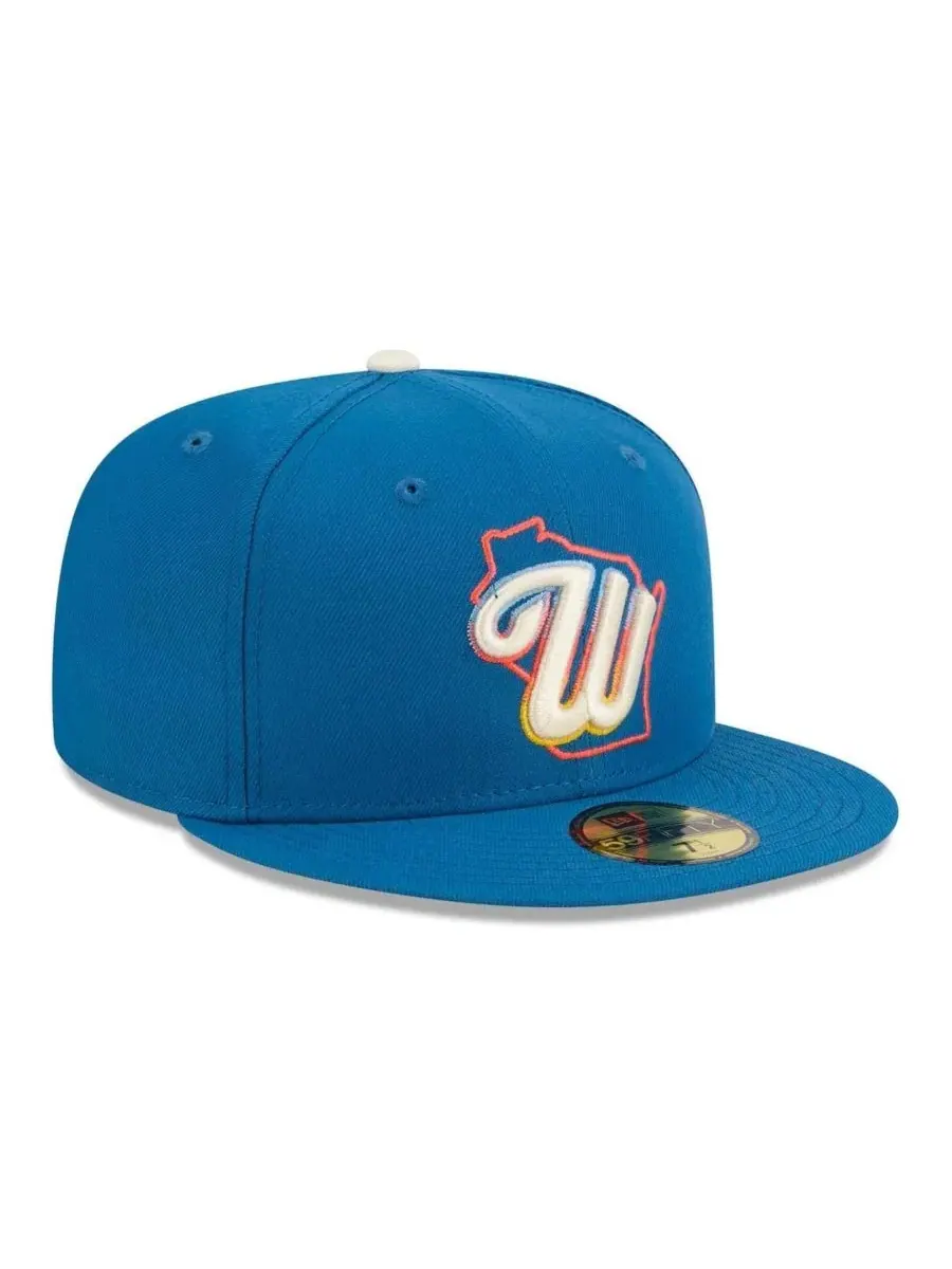 Кепка New Era Black Milwaukee Brewers 2026 City Connect 59FIFTY — изображение 3 из 5, черный