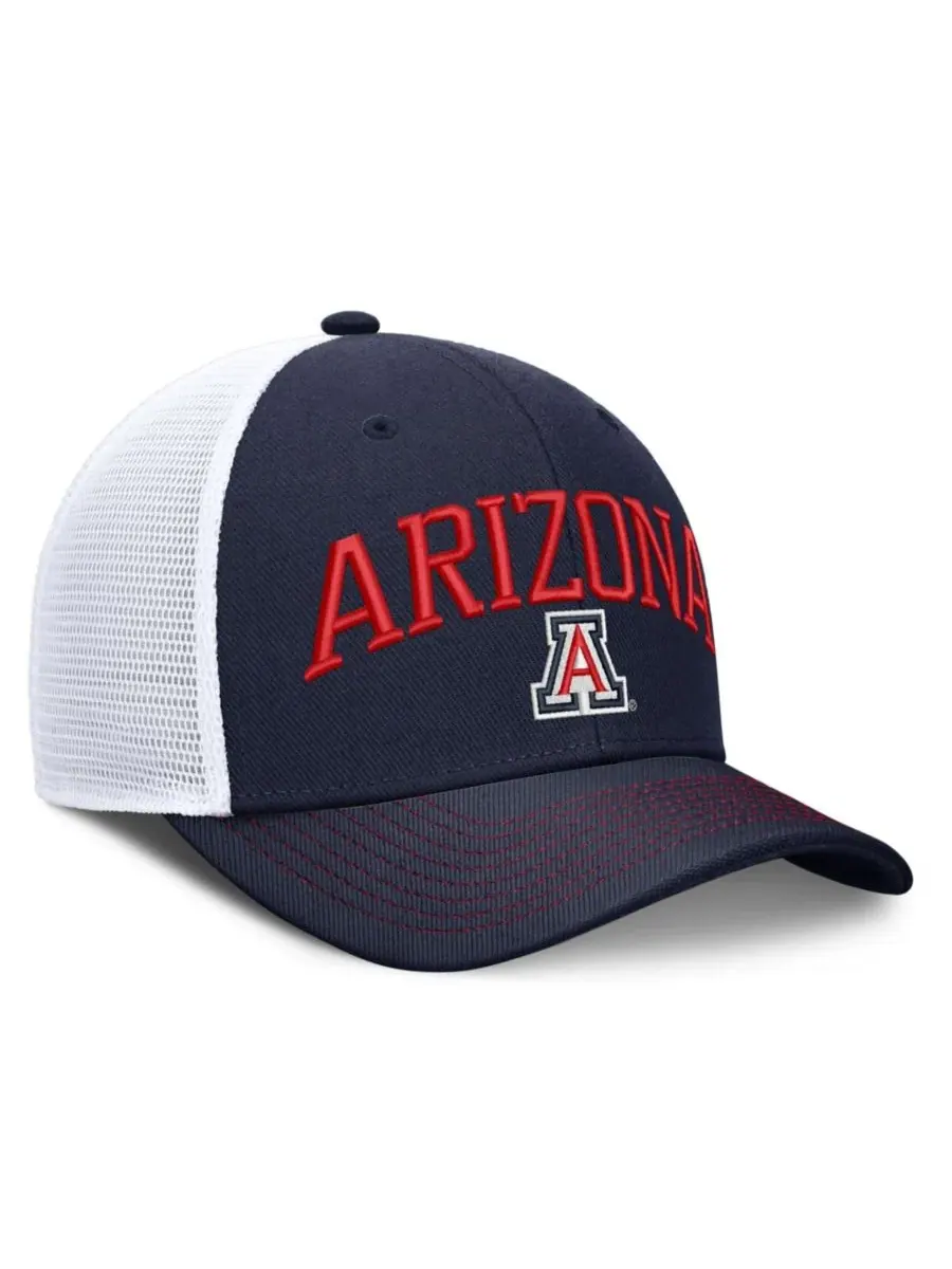 Кепка-тракер с вышивкой Arizona Wildcats Nike — изображение 3 из 4, темно-синий белый