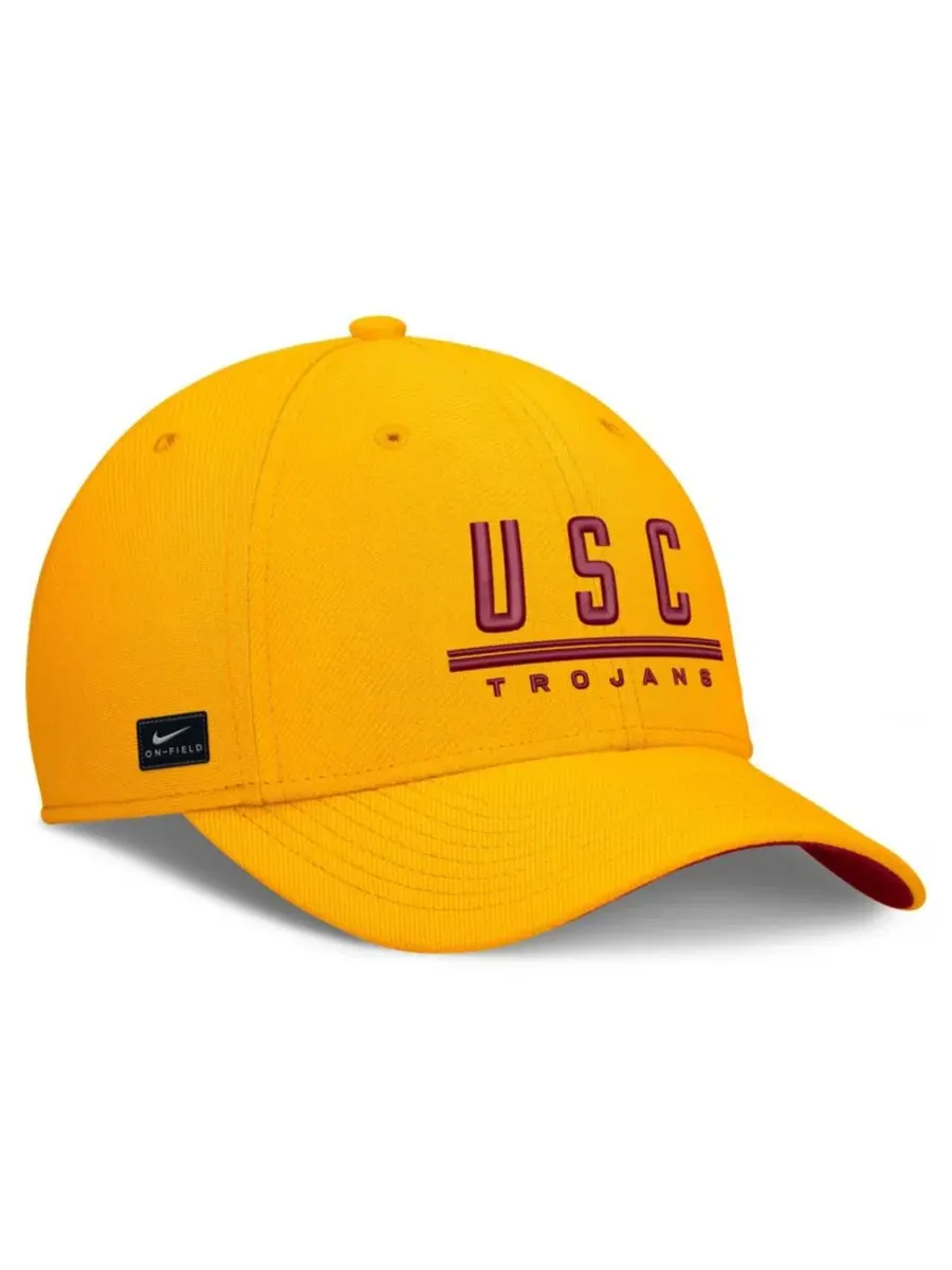 Кепка Nike с вышивкой USC Trojans — изображение 3 из 4, золото