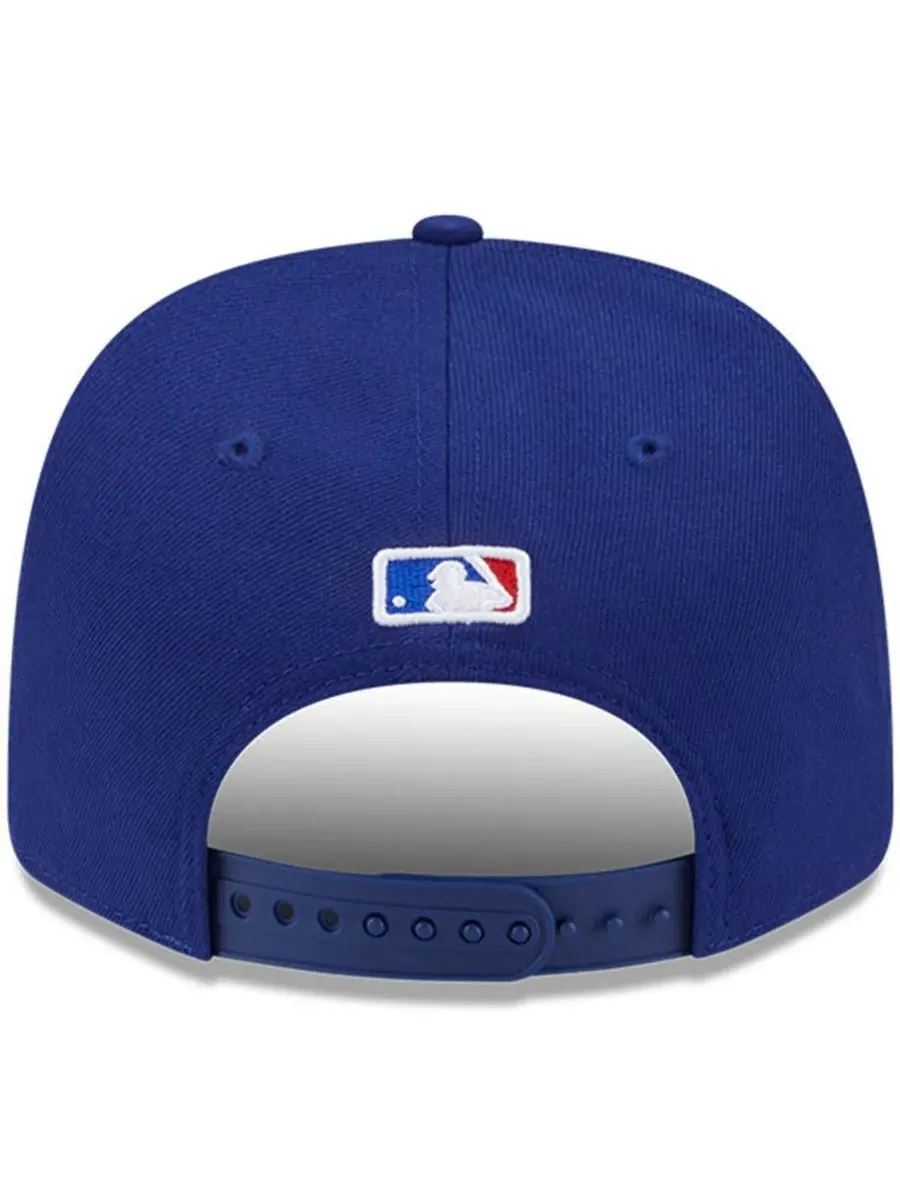 New Era Мужская темно-синяя кепка Texas Rangers Player Replica 9SEVENTY с регулируемым размером — изображение 3 из 5, синий