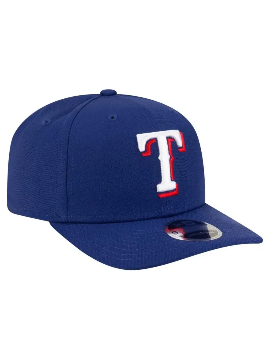 New Era Мужская темно-синяя кепка Texas Rangers Player Replica 9SEVENTY с регулируемым размером — изображение 4 из 5, синий