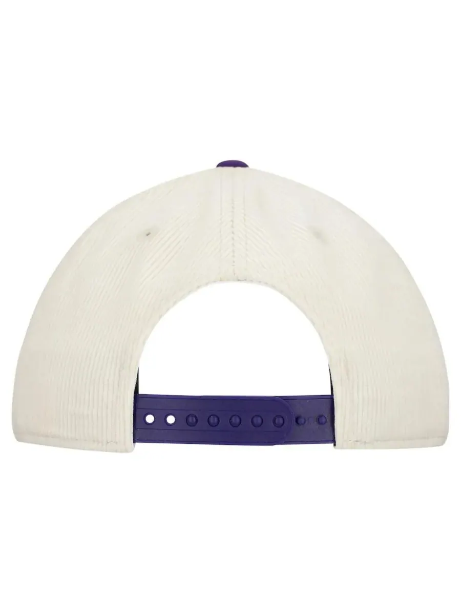 Мужская регулируемая кепка Stone Minnesota Vikings Loyal Corduroy 9SEVENTY New Era — изображение 2 из 4, фиолетовый