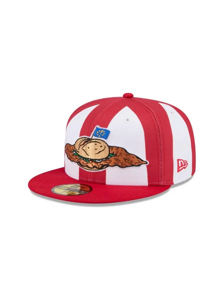 New Era Мужская кепка Red Fort Wayne Tin Caps Theme Nights 59FIFTY Fitted Hat