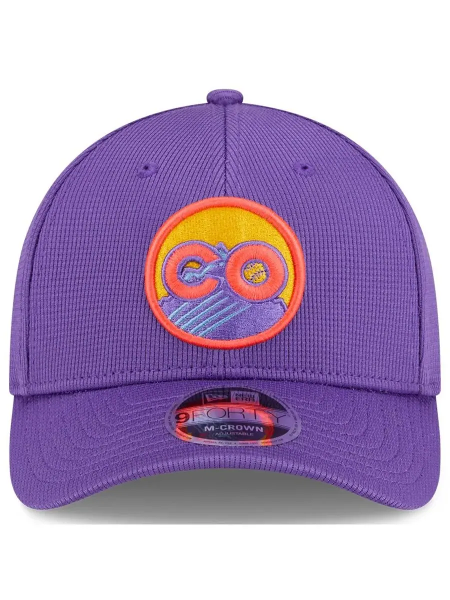 New Era Мужская фиолетовая бейсболка Colorado Rockies 2025 City Connect Batting Practice 9FORTY с — изображение 2 из 4