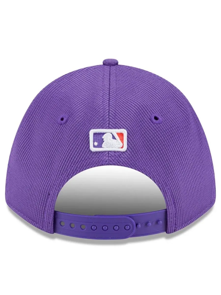 New Era Мужская фиолетовая бейсболка Colorado Rockies 2025 City Connect Batting Practice 9FORTY с — изображение 4 из 4