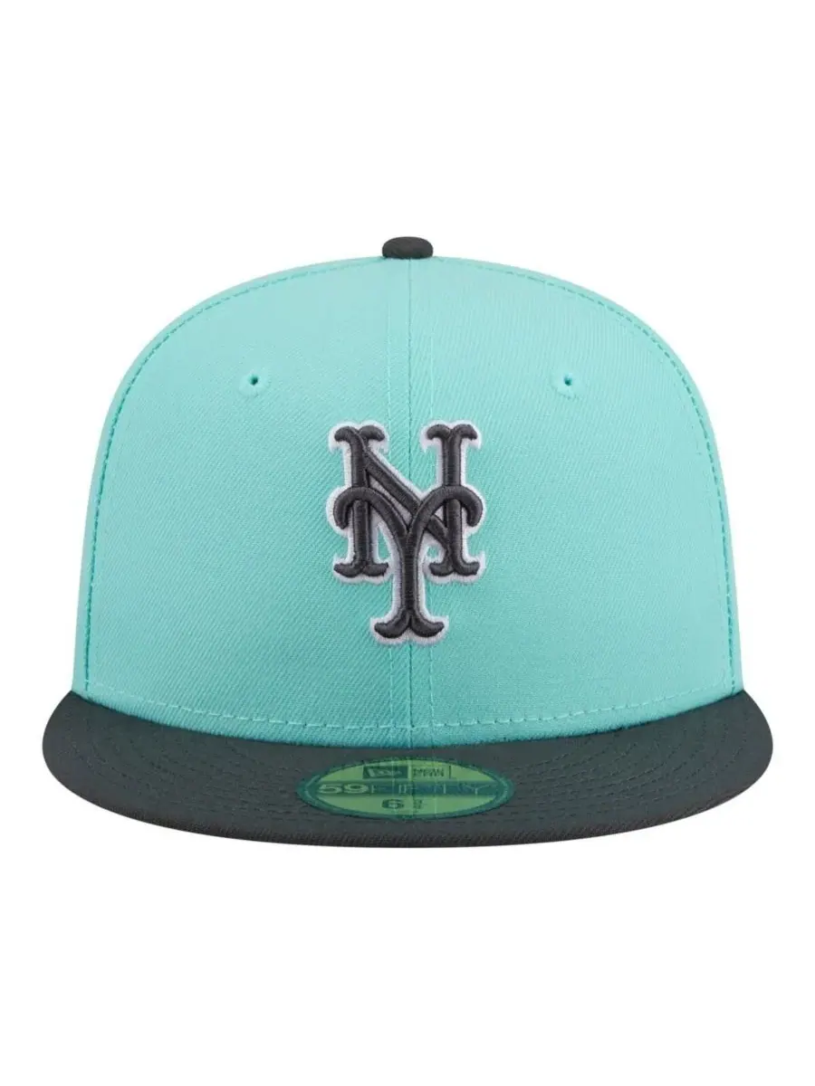 Кепка-фиттед New York Mets Two-Tone Color Pack 59FIFTY New Era — изображение 2 из 5, темно-серый