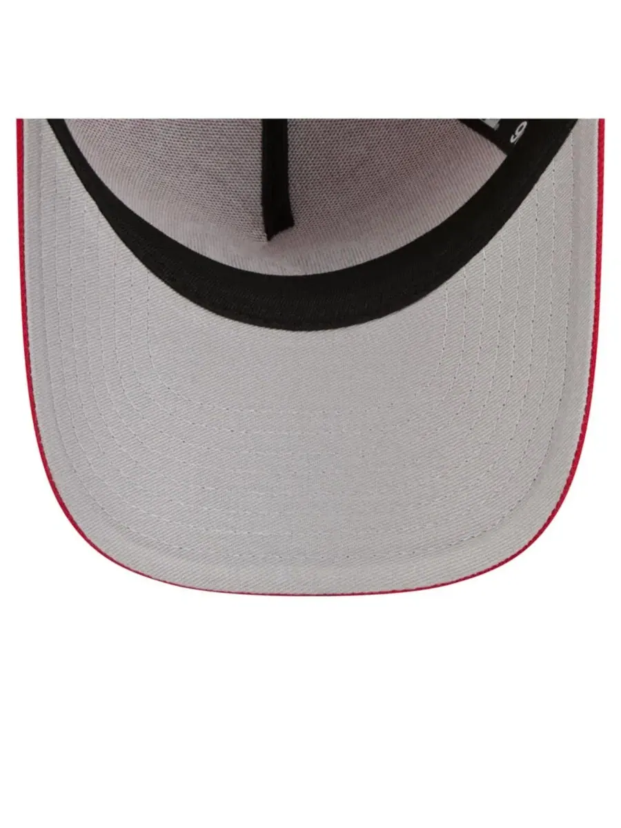 Кепка New Era 9FORTY A-Frame — изображение 2 из 5, красный