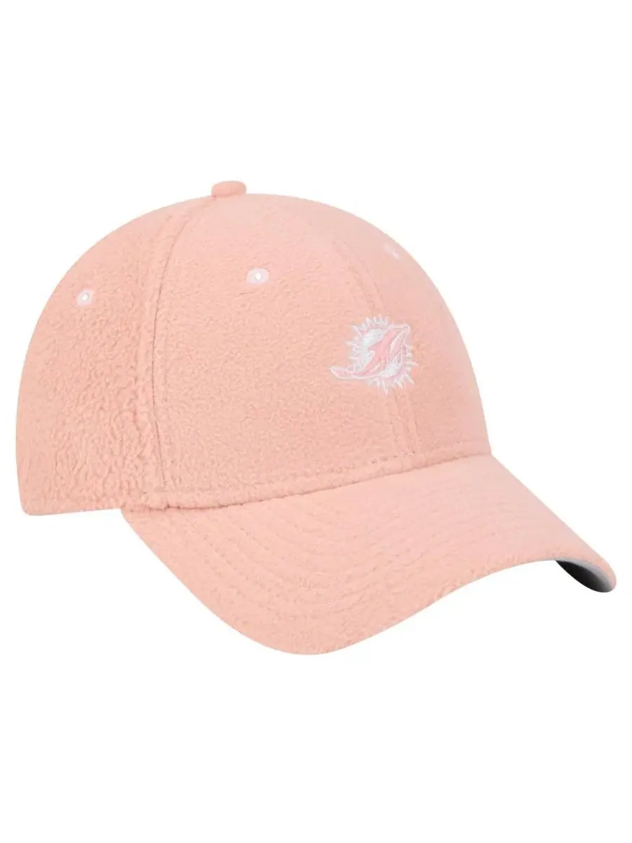 Шапка-бейсболка с флисом, модель Cozy Sherpa 9FORTY New Era — изображение 3 из 4, розовый