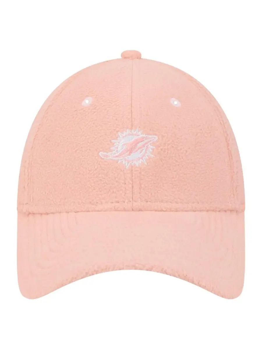 Шапка-бейсболка с флисом, модель Cozy Sherpa 9FORTY New Era — изображение 4 из 4, розовый