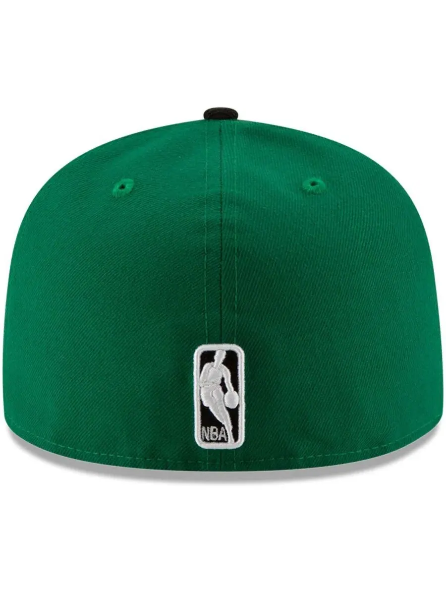Кепка New Era 59FIFTY с вышитым логотипом Boston Celtics — изображение 4 из 5, зеленый черный