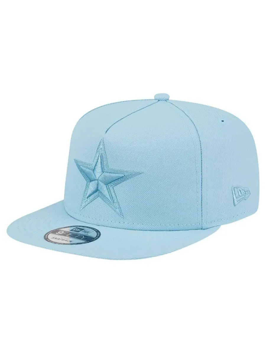 New Era Мужская светло-голубая бейсболка Dallas Cowboys Color Pack A-Frame 9FIFTY Snapback