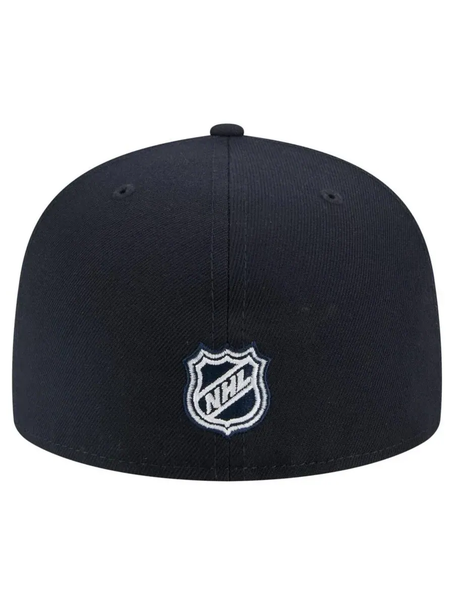 New Era Мужская кепка Seattle Kraken Faded Lines 59FIFTY глубокого синего цвета с принтом — изображение 4 из 5, темно-синий
