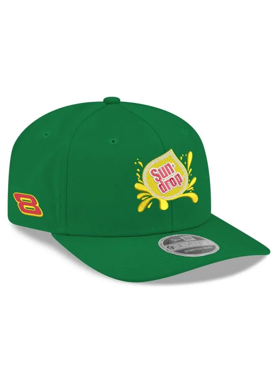 New Era Мужская зеленая кепка Dale Earnhardt Jr. Sun Drop 9SEVENTY с эластичными застежками