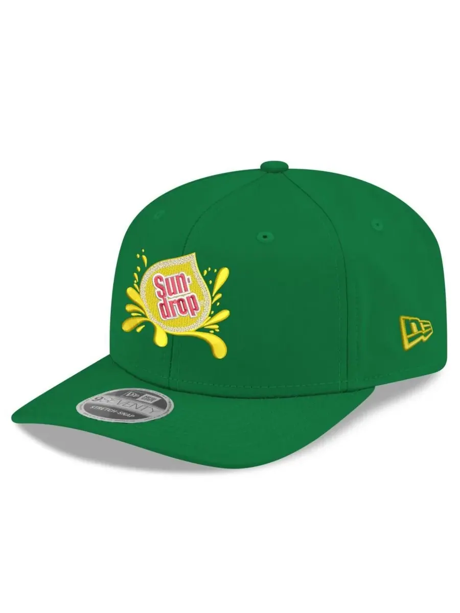 New Era Мужская зеленая кепка Dale Earnhardt Jr. Sun Drop 9SEVENTY с эластичными застежками — изображение 3 из 4, зеленый