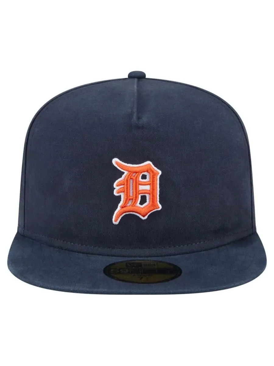 New Era Мужская черная бейсболка Detroit Tigers Championship Side Flag A-Frame 59FIFTY — изображение 4 из 4, черный